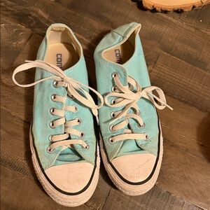 Converse Women's Light Blue Canvas Sneakers